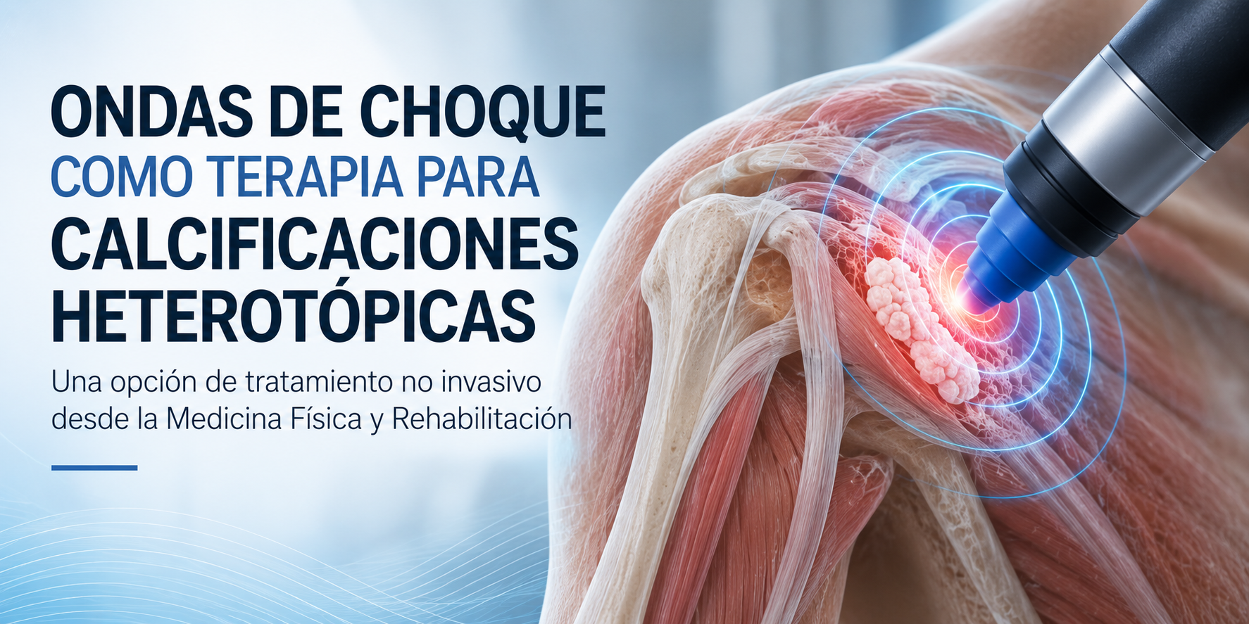 Ondas de choque como terapia para calcificaciones heterotópicas